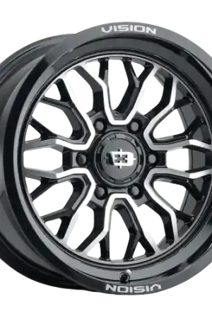 Place Order Vision Off-Road 402 Riot 5x127 20x10-25 Gloss Black Machined Face