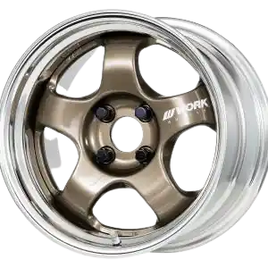 Work Meister S1 2P 5x114.3 15x10+38 R Disk Titanium Gold Flash Sale