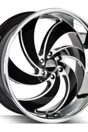 Express Delivery Strada Street Classics Retro 6 6x135 26x10 +26 Gloss Black Milled SS Lip