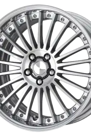 Bulk Order Work Lanvec Lf1 5x100 18x9.5+30 A Disk Machine Silver Polish