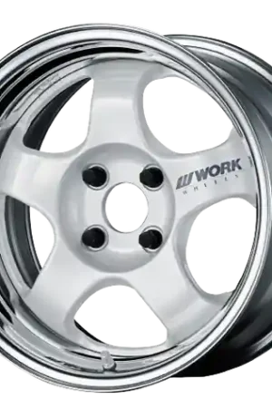 Work Meister S1 2P 5x115 15x7.5+0 R Disk White Fast Shipping