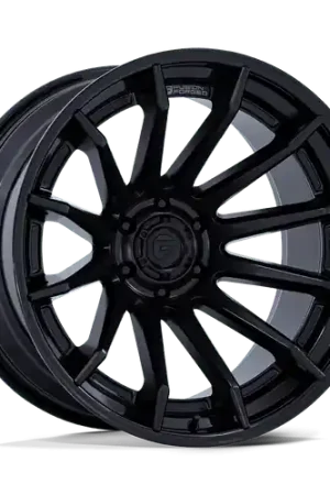 Bulk Order Fuel 1PC FC403 BURN 6X135 22x12 -44 MATTE BLACK WITH GLOSS BLACK LIP