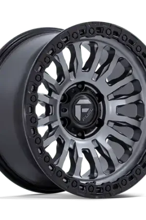 Fresh Stock Fuel 1PC FC857 RINCON 6X139.7 17X9 +1 MATTE GUNMETAL WITH BLACK LIP