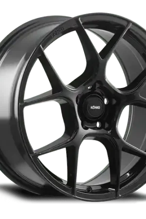 Konig Diverge 5X114.3 17x8+42 Gloss Black Hassle-Free Returns
