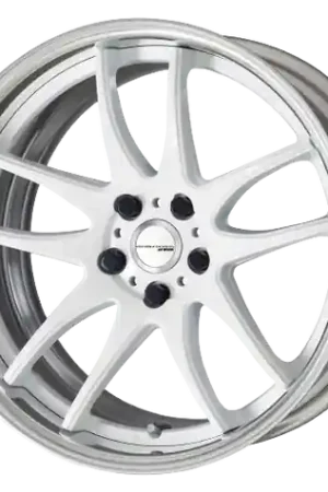 Work Cr 2P 4x100 17x9.0 +22 Gloss White Handmade