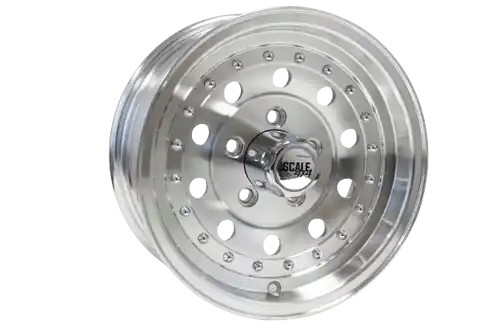 Exclusive Scale 4X4 Bandit II 5x114.3 14x6.0 +6 Machined Clear Coat