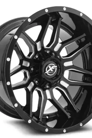 Markdown XF Off-Road XF-222 5x127/5x139.7 22x12 -44 Gloss Black & Milled