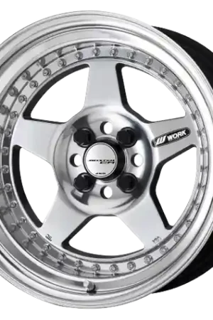 In Demand Work Meister Cr01 5x100 15x7+-28 T Disk Bright Buff Finish