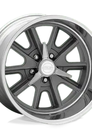Hot Picks American Racing Vintage VN427 SHELBY COBRA 5X114.3 17X9.5 +6 TWO-PIECE MAG GRAY CENTER POLISHED BARREL
