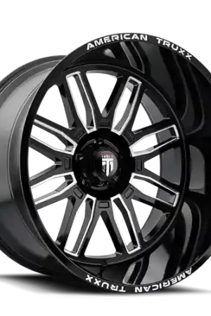 American Truxx Restless AT1915 6x139.7 22x12-44 Black/Milled Exclusive Offer