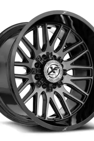 Flash Sale XF Off-Road XF-240 8x165.1/8x170 22x10 -18 Gloss Black & Brushed Double Dark Tint
