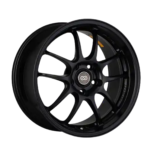Enkei PF01SS 5x114.3 17x8+50 Black W/ Machined Lip Trending