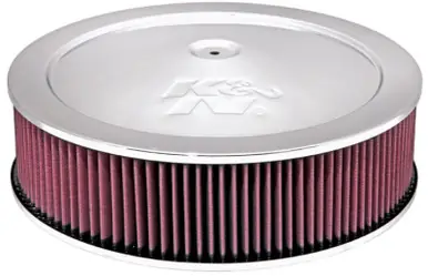 K&N 14in Red Custom Air Cleaner Assembly - 5.125in ID x 14in OD x 3.75in H x 1.25in Drop Base - 60-1290 Reduced Price