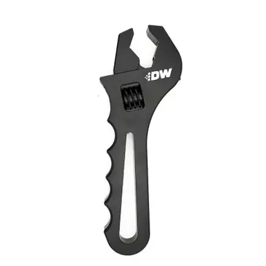 DeatschWerks Adjustable AN Hose End Wrench - Black Anodized - 6-02-1006 Professional Grade