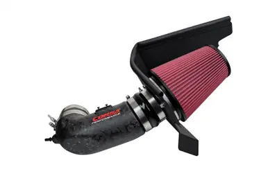 Grab Now Corsa 17-24 Chevrolet Camaro ZL1 Matte Forged Carbon Fiber Air Intake w/ DryTech 3D Filter - 44005D-MF