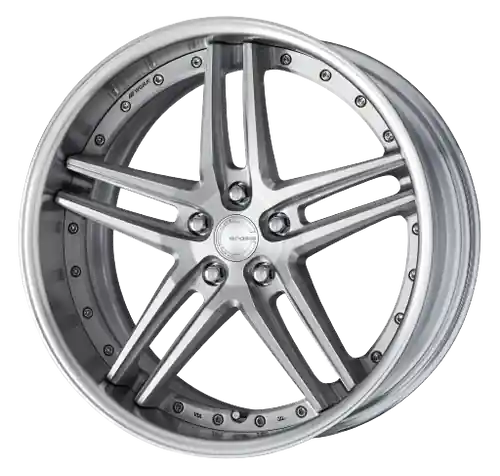 Work Gnosis Gr205 5x112 20x12+45 H Disk Brush Silver Clear No Minimum Order