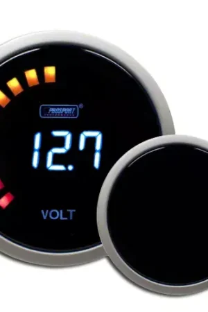 Prosport 52mm Digital Volt Gauge; Electrical; Blue Editor’s Pick