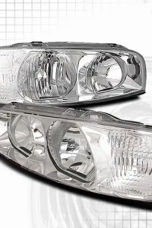 Free Delivery Hyundai Elantra Custom Disco Chrome Headlights - LH-HTRA01-KS
