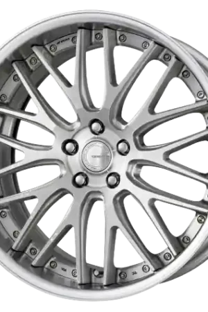 Work Gnosis Gr204 5x114.3 21x9+38 H Disk Brush Silver Clear Fast Shipping