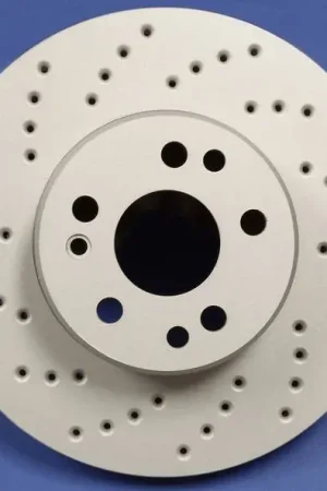 Grab Now Infiniti FX35 SP Performance Cross Drilled Vented Rear Rotors - C32-348