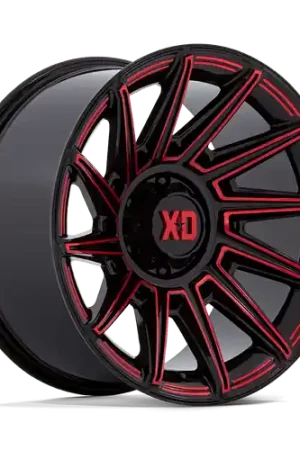 Buy Direct XD XD867 SPECTER 8X170 20X10 -18 GLOSS BLACK WITH RED TINT