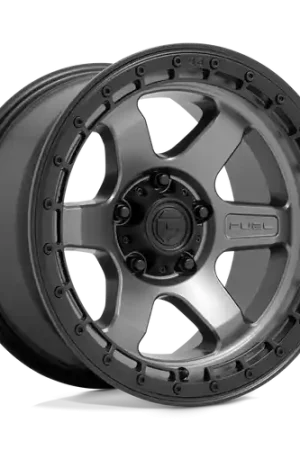Fuel 1PC D752 BLOCK 6X135 18X9 +20 MATTE GUNMETAL WITH BLACK RING Trending