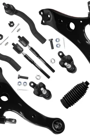 10pc Front Lower Control Arms Outer Tie Rods Ball Joints Suspension Kit In Demand