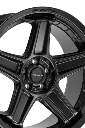 Defiant Wheels DF07 Satin Black Wheel; 20x9.5; 15mm Offset Price Drop