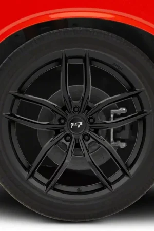 Deal Niche Vosso Matte Black Wheel; Rear Only; 20x10.5; 20mm Offset