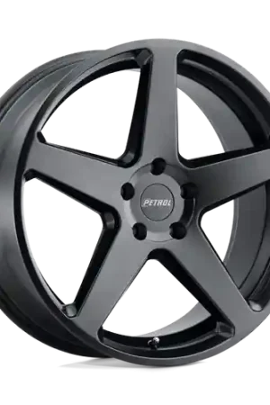 Petrol P2C 5X110 17X8 +40 SEMI GLOSS BLACK Grab Now
