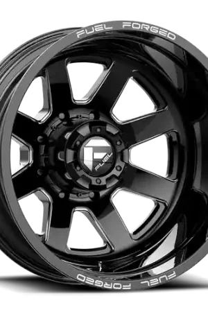 Next Day Delivery Fuel Mono DE09 FF09D 8X210 20X8.25 -221 MATTE BLACK MILLED