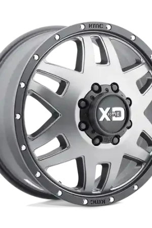 XD XD130 MACHETE DUALLY 8X165.1 17X6.5 -140 MATTE GRAY BLACK RING Bulk Order