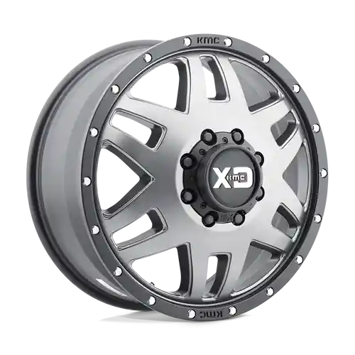 XD XD130 MACHETE DUALLY 8X165.1 17X6.5 -140 MATTE GRAY BLACK RING Bulk Order