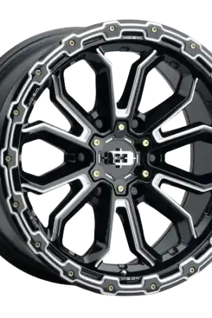 Vision Off-Road 405 Korupt 8x180 20x9+12 Gloss Black Milled Spoke Time-Limited