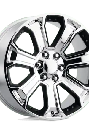 Budget Performance Replicas 113 20X9 +24 CHROME W/ MATTE BLACK ACCENTS