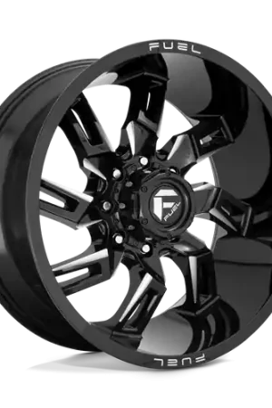 Fuel 1PC D747 LOCKDOWN 6X139.7 22X10 -18 GLOSS BLACK MILLED Weekend Sale