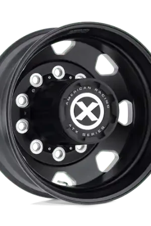 Fresh Stock ATX AO401 OCTANE 10X285.75 24.5X8.25 -168 SATIN BLACK MILLED - REAR