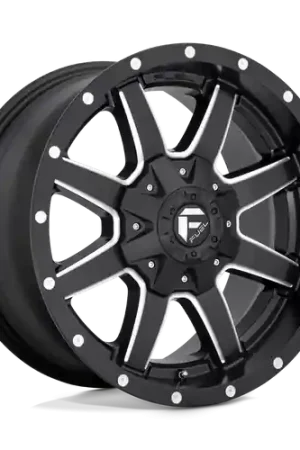 Buy Online Fuel 1PC D538 MAVERICK 8X210 20X8.25 -246 MATTE BLACK MILLED