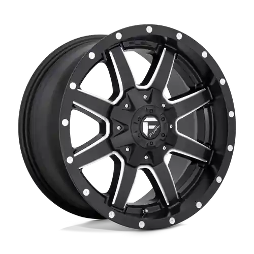 Buy Online Fuel 1PC D538 MAVERICK 8X210 20X8.25 -246 MATTE BLACK MILLED