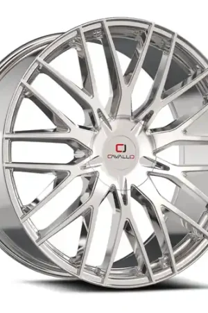 Cavallo CLV-45 5x108/5x114.3 20x8.5 +35 Nano Chrome Popular