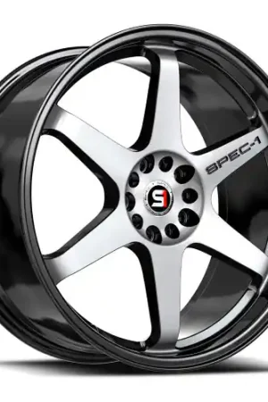 Spec-1 SPT-33 5x100/5x114.3 19x8.5 +38 Gloss Black & Machined Markdown