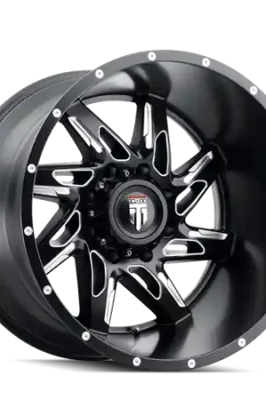 American Truxx Spyder AT183 8x170 22x14-76 Black/Milled Buy Direct