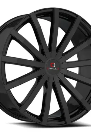 Cavallo CLV-52 5x108/5x114.3 18x8 +35 Gloss Black Top Pick