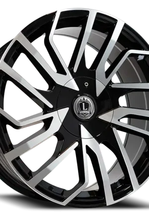 Luxxx Alloys Lux 47 Wheel 18x8 5x114.3 & 5x120 Gloss Black Machined Face 35mm - FREE T-SHIRT INCLUDED! Popular