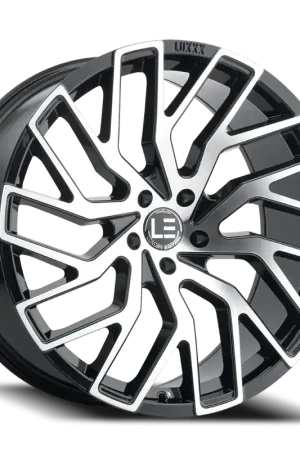 Fresh Stock Lux Le 5 Wheel 22x10.5 5x115 Gloss Black Machined Face 30mm - FREE T-SHIRT INCLUDED!
