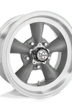 Special Offer American Racing Vintage VN105 TORQ THRUST D 5X120.65 15X7 -6 TORQ THRUST GRAY W/ MACH LIP