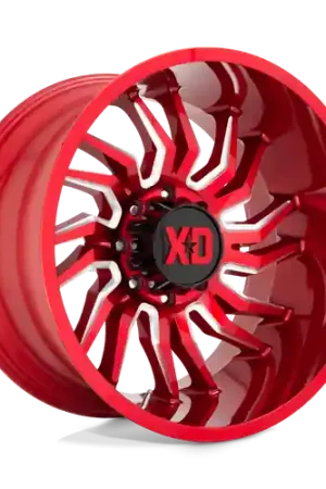 High Quality XD XD858 TENSION 8X170 22X12 -44 CANDY RED MILLED