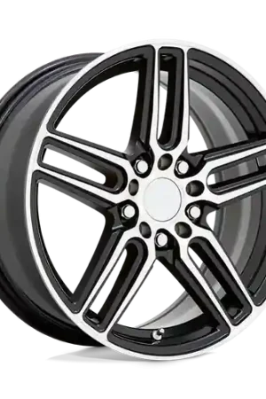 Next Day Delivery Ruff NITRO 5X112/5X120 17X7.5 +38 GLOSS BLACK W/ MACHINED FACE