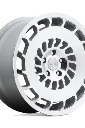 Modern Rotiform 1PC R135 CCV 5X112 18X8.5 +45 GLOSS SILVER MACHINED