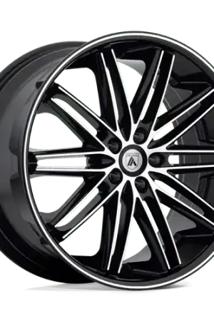Asanti Black ABL-10 POLLUX 5X120 20X8.5 +35 MACHINED FACE W/ BLACK LIP Limited Edition